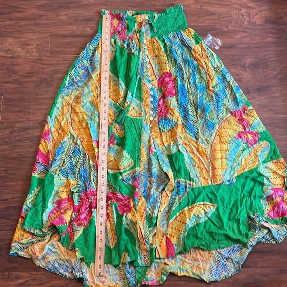 Cynthia Rowley Womens Two Piece Skirt and Top Flower Print Summer Outfit Sz L - Picture 11 of 14